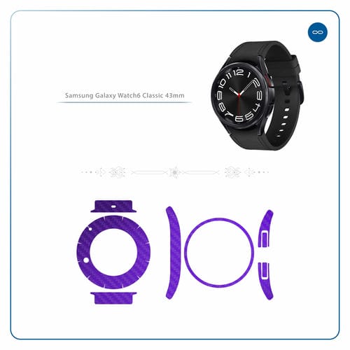 Samsung_Watch6 Classic 43mm_Purple_Fiber_2